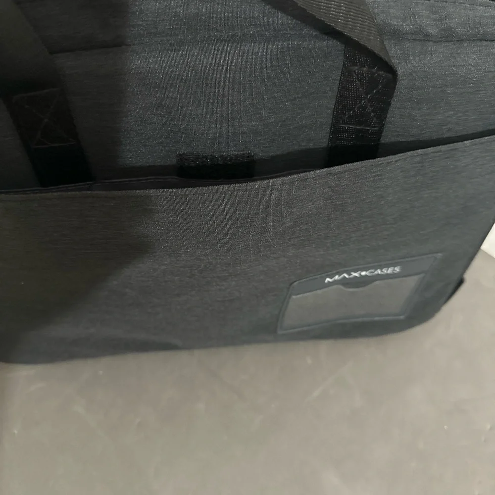 Max Case Laptop Bag Briefcase Shoulder Bag Water Repellent Dark Gray
